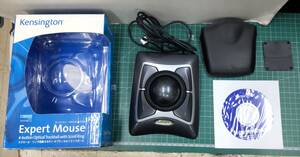 [Kensington kensington Expert mouse 7.0 wire /USB trackball ] secondhand goods / box attaching *3625