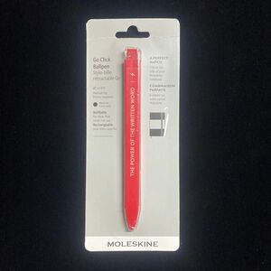 モレスキン　GOクリックボールペン　1・0mm スカーレットレッド　