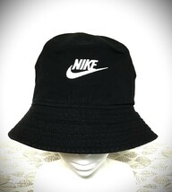 ★新品・未使用/ナイキ NIKE バケットハット SM 黒 _画像2