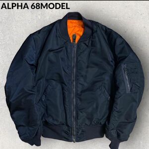 ◯ALPHA 90s復刻 68モデル USA製 MA-1 Dタイプ リバーシブル