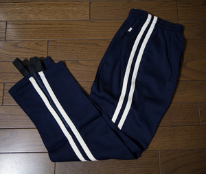  gym uniform * school jersey tights dark blue × white 2 ps line SS unused goods prompt decision!