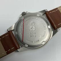 【1円スタート　美品　レア】　スイスミリタリー　SWISS MILITARY クオーツ腕時計　稼働中　新品ベルト　箱付き_画像6