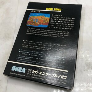 $M$ 希少! SEGA セガ CONGOBONGO コンゴボンゴ SG-1000 SC-3000 ゲームカセット ジャンク 当時物 A2404-008の画像3