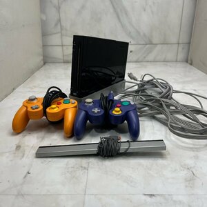 ＝M＝　Wii ブラック RVL-001 ゲームキューブコントローラー 2つ Wiiリモコン欠品 初期動作確認済み ＝B-240450