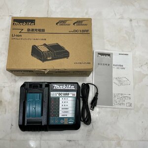 ♭M♭ 新品 makita マキタ 急速充電器 DC18RF 未使用品 USBポート 電動工具 ♭J-240414