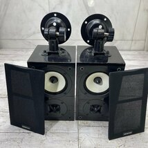 ♭OG♭ ONKYO サウンドスピーカー D-309M ペアセット 中古品 動作確認済み 現状品 天吊りブラケット付き ♭J-231248_画像1