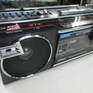 (Y)ジャンク品：Victor ステレオラジオカセットレコーダー RC-W70 ＋ 専用ACアダプターAA-S50の画像2
