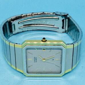 (F12)粋な時計(*'▽')シチズンクォーツ2710・ディト（電池交換済み）S&G・メンズ腕時計USED（送料全国一律185円）素敵な時計です。の画像5