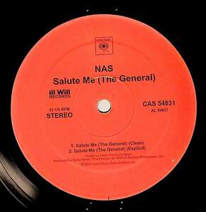A00545994/12インチ/ナズ (NAS)「Salute Me (The General) (2001年・CAS-54831・ヒップホップ・HIPHOP)」