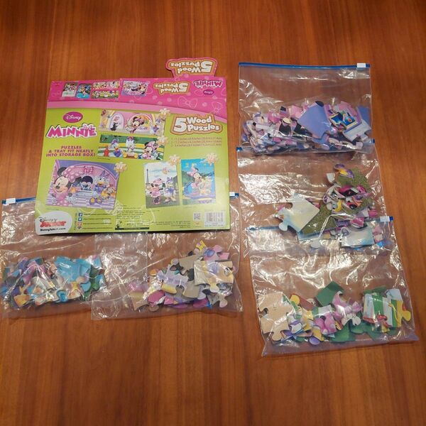 美品!ディズニージュニア☆パズル5セット!