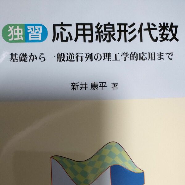 独習応用線形代数　基礎から一般逆行列の理工学的応用まで 新井康平／著