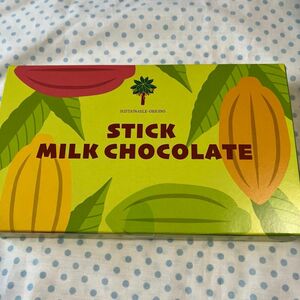 不二製油　株主優待 スティックチョコ　ミルクチョコレート　製菓　手作りチョコにも　チョコレート