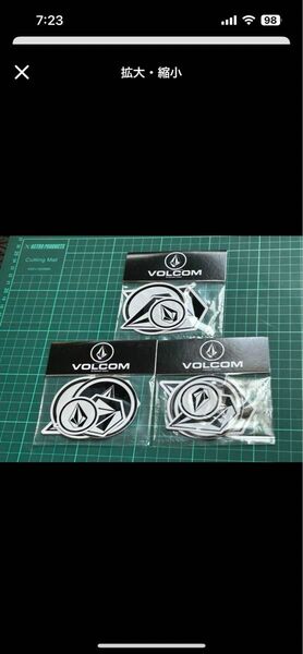 volcom ステッカー