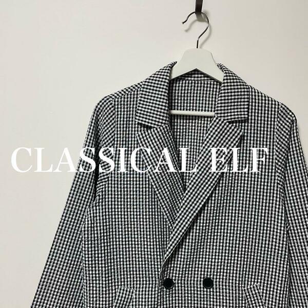 CLASSICAL ELF クラシカルエルフ　ギンガムチェック　ジャケット