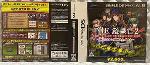 【非売品 ディスプレイ用ダミージャケットのみ】《1点物》THE 鑑識官2【2007年製 未使用品 告知 販促】Nintendo ニンテンドー 任天堂 DS