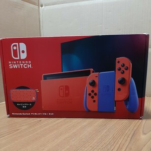 Nintendo Switch マリオレッド×ブルーセットの箱　ニンテンドー　任天堂　スイッチの箱　外箱　空箱のみ　本体なし　Nintendo Switchの箱