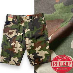 【L】レッドキャップ ハーフパンツ RED KAP CUT SHORTS PANTS ショートパンツ カモフラ 迷彩 ワークパンツ ワークショーツ PS64J◆R297