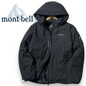 【L】新品 モンベル エコダウンジャケット mont-bell 日本未発売 防寒 保温 防水 止水ジップ仕様 中綿 アウトドアウェア 100/L ◆R247aの画像1