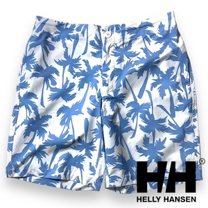 【XL】新品 ヘリーハンセン パームツリープリント アロハショーツ HELLY HANSEN 軽量 ハーフパンツ アウトドアウェア キャンプ 登山◆R361