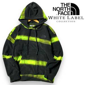 【95/M】新品 ノースフェイス マイクロフリース パーカー THE NORTH FACE ホワイトレーベル DYEING 製品染め プルオーバー ◆R376