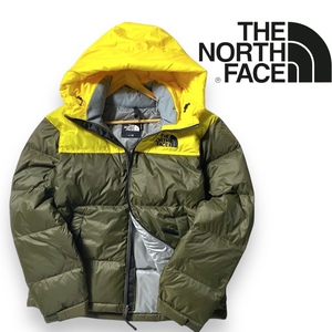 【XL】新品 ノースフェイス 撥水 ヌプシ ダウンジャケット THE NORTH FACE NUPTSE HYBRID DOWN HOODIE アウトドアウェア LL メンズ◆R406