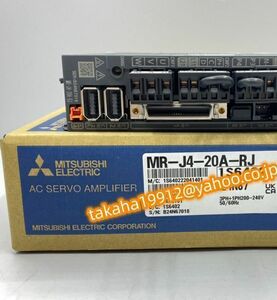 ◆【新品！】　三菱電機 MR-J4-20A-RJ サーボアンプ【６か月安心保証】