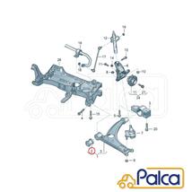 AUDI/VW フロント ロアアームブッシュ 前側 1個 A3,S3,RS3/8P,8V TT,TTS,TTRS/8J,8S Q3/8U ゴルフ5 ゴルフ6 ゴルフ7 ゴルフ6カブリオレ_画像3