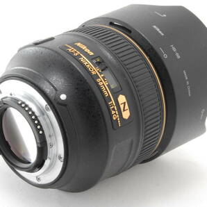 【新品同様】Nikon AF-S NIKKOR 58mm f1.4G 動作写りOK 新品時のマット感ありかなりキレイ 前後キャップ、フード、ポーチ、説明書、箱付きの画像6