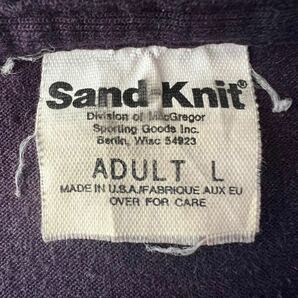 美品 ナス紺 ボストン BOSTON 70's80's サンドニット Sand Knit ビンテージTシャツ VINTAGE アメリカ製 USA製 Lサイズ 古着 レアカラー の画像7