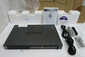 NETGEAR M4300-28G (GSM43285S) ギガビット24ポート スタッカブルL3フルマネージスイッチ 新品未使用品 管理番号E-2161