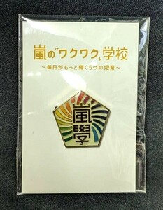 嵐 ARASHI 嵐のワクワク学校 2012 ～毎日がもっと輝く5つの授業～ 嵐 校章ピンバッジ C2311333