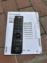 FUNAI 液晶テレビ FL-40H1010 2019年製 40型 リモコン説明書有り 動作確認済_画像6