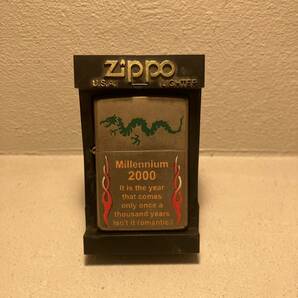 ◇【売り切り】Zippo ジッポー 限定 MILLENIUM ミレニアム 2000 ゴールド 辰年 龍 ドラゴン ライターの画像1