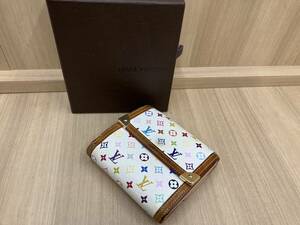 □【売り切り】ルイヴィトン LOUIS VUITTON Wホック財布 M93536/TH0096 ポルトフォイユ・エリーズ モノグラム・マルチカラー 