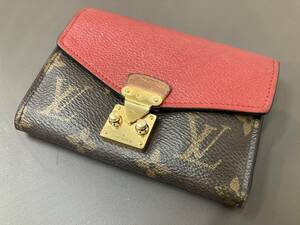 □【売り切り】LOUIS VUITTON ルイヴィトン M67478/SP0139 ポルトフォイユパラスコンパクト 3つ折り財布