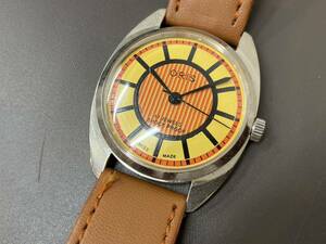 □【売り切り】稼動品 ORIS オリス 17JEWELS SHOCK PROOF 手巻き ヴィンテージ メンズ腕時計