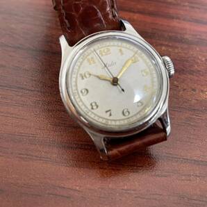 □【売り切り】ヴィンテージ MIDO ミドー マルチフォート 手巻き 白文字盤 腕時計の画像2