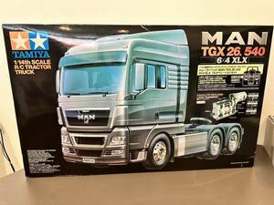 ☆【売り切り】未組立 TAMIYA 1/14 電動RC ビッグトラック No.24 トレーラーヘッド MAN TGX 26. 540 6×4 XLX フルオペレーション 56324