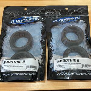 ★送料無料・即決★　JConcepts　Ｊコン　Smoothie 2 　4WD バギー用　フロントタイヤ２台分（新品未開封）検索：XRAY・アソシ・ヨコモ・