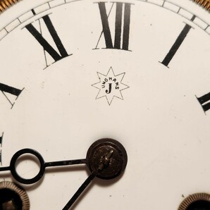 振り子時計 ゼンマイ レトロ ユンハンス社製掛時計 アンティーク 掛け時計 柱時計の画像3