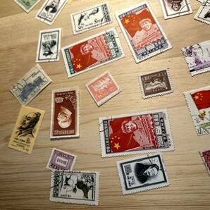 中国切手 中国人民郵政 古い切手 いろいろおまとめ 数枚だけ未使用ありの画像5