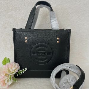 【24時間以内発送】コーチ トートバッグ ハンドバッグ ブラックデンプシー ショルダーバッグ COACH 2WAY