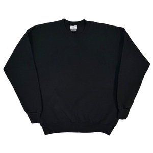 希少ブラック USA製 1990s STURDY SWEATS by Lee Sweat shirts XL Black ヴィンテージスウェット ブラック 無地 目無し リバース ビッグ