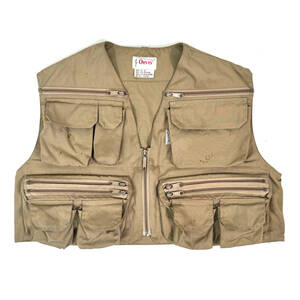 1980s ORVIS Fishing vest M Beige ヴィンテージオービス フィッシングベスト アウトドア 釣り ベージュ