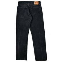 USA製 1997 LEVI'S 501 W34 L33.5 Black 90s オールドリーバイス デニムパンツ ジーンズ 黒 ブラック_画像3