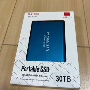 30TB大容量　外付けSSD 高速読み書き固体ドライブ USB3.1　ポータブルSSD ハードディスク HDD 小型軽量