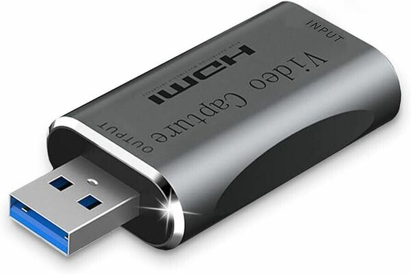 HDMI キャプチャーボード USB3.0 & HDMI 変換アダプター 低遅延 HD画像録画 ビデオキャプチャ ゲーム録画 HDMIビデオ録画