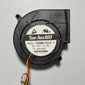 【自作PC】アンモナイト型ファン　DCサンエース ブロア　San Ace B97 109BM12GC2-1 厚さ３３mm