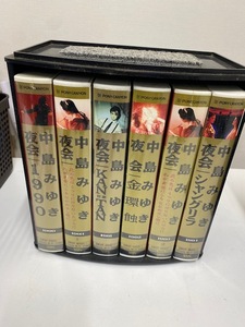 *VHS videotape Nakajima Miyuki 6 pcs set!!