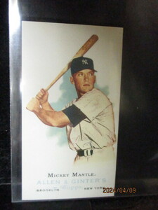 ★野球カード　M・マントル　2006 Topps Allen and Ginter's Mini #275 即決!!